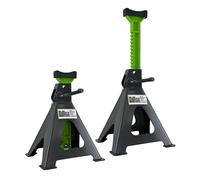 TRUTZHOLM Unterstellbock 2 Stück 6T Höhenverstellbar Stahl 300-430mm Bolzen
