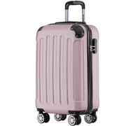 TRVLMORE Maletas de Viaje Cabina - Maleta Cabina 55x40x20 - Maletas de Cabina - Malas de Viagem - Maleta de Mano - Trolley Cabina - Mala Viagem - Maleta Pequeña con Ruedas - Rosa