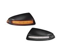 TRVQOT Para Benz Para V/C Para ML Clase W204 S204 W164 2008-2011 Luz LED De Señal De Giro De Espejo lateral Indicador intermitente de retrovisor(Smoked Lens)