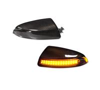 TRVQOT Para Benz Para Viano Para Vito Para Clase C Para Saloon 2007-2014 2 Piezas Luz De Giro De Espejo Lateral LED Dinámica lateral Indicador intermitente de retrovisor(Smoked Lens)