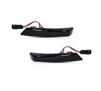 TRVQOT Para Dodge Para Grand Para Caravan 2008 2009 2010 2011 2012 2013 2014 2015 2016 2017 2018 2x Lámpara De Espejo Dinámico lateral Indicador intermitente de retrovisor(Smoked Lens)