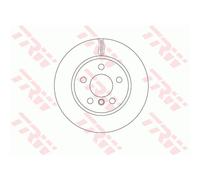 TRW 2x Disco de Freno Delantero Ø280 MM Ventilado para Mini F56 Cooper One F55