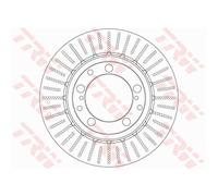 TRW 2X Disco De Freno Trasero 299 Ventilado Para Porsche 911 Cabriolet 964