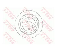 TRW 2x Disco Freno Trasero Ø280 MM Completo para Mini R56 Cooper One R59 John