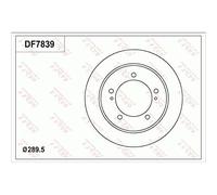 TRW DF7839 Rotores de Discos de Frenos