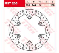 Disco de freno LUCAS TRW MST205, 1 Pieza