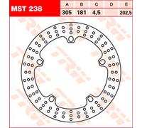Disco de freno trw mst 238 para moto repuestos accesorios piezas recambios