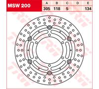Discos de freno 305 mm Trw BMW R 1100-850/K 1100-100/K1 MSW200