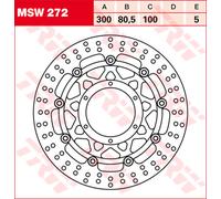 Disco de freno LUCAS TRW MSW272, 1 Pieza