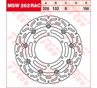 TRW Discos de freno Racing Delanteros DELANTE., MSW262RAC FLOT.