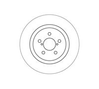 TRW Discos De Freno Traseros Ventilados Para Subaru XV GT Impreza Hatchback GT