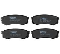 TRW GDB1182 Pastillas de Freno Juego de 4 para Toyota Land Cruiser (_J1_) 1998-2008 Eje Trasero y Otros Vehículos