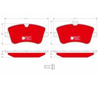 TRW GDB1413DTE Juego de pastillas de freno Delantero