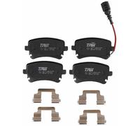 TRW GDB1557 Pastillas de Freno Juego de 4 para Volkswagen Transporter T5 Furgón (7HA, 7HH, 7EA, 7EH) 2003 - Eje Delantero, Eje Trasero y Otros Vehículos