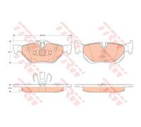 TRW GDB2050 Juego de pastillas de freno