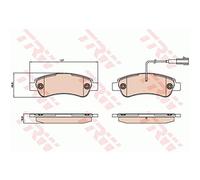 TRW GDB2068 Juego De Pastillas De Freno compatible con Fiat Ducato Furgoneta (250_) 2006 - Eje Trasero y Otros Vehículos
