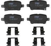 TRW GDB2180 Pastillas de Freno Juego de 4 para Opel Astra K (B16) 2015-2022 Eje Trasero y Otros Vehículos