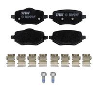 TRW Juego de pastillas de freno Trasero no preparado para indicador de desgaste GDB2480 Juego de pastillas de freno Compatible con OPEL Corsa F Hatchback P2JO CORSA F Furgoneta/hatchback, PEUGEOT