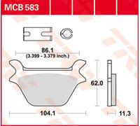 TRW Lucas Almohadilla de freno MCB583