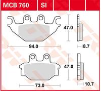 TRW Lucas Almohadilla de freno MCB760