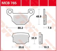 TRW Lucas Almohadilla de freno MCB765