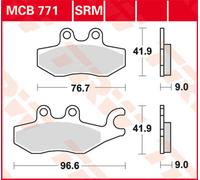 TRW Lucas Almohadilla de freno MCB771