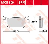 TRW Lucas Almohadilla de freno MCB806