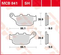 TRW Lucas Almohadilla de freno MCB841