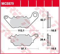 TRW Lucas Almohadilla de freno MCB879