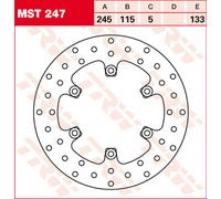 TRW Lucas Disco de freno MST247, rígido