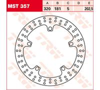 Disco de freno TRW MST357, 1 Pieza