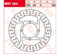 TRW Lucas Disco de freno MST364, rígido