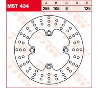 TRW Lucas Disco de freno MST434, rígido
