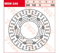 TRW MSW246 Disco de freno