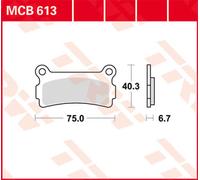 TRW Lucas Forro de freno MCB613