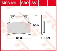 TRW Lucas Forro sinterado MCB785SV
