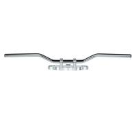 TRW Lucas Manillar de acero 22mm Classic bajo, cromo, plata