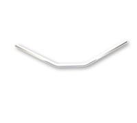 TRW Lucas Manillar Superbike 22mm aluminio plata arenado, plata