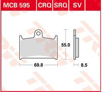TRW Lucas MCB595 Pastilla de freno