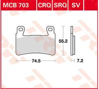 TRW Lucas MCB703CRQ Pastilla de freno de competición