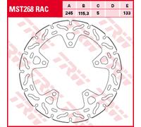TRW Lucas MST268RAC Disco de freno rígido