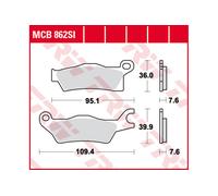 Juego de pastillas de freno TRW MCB862SI