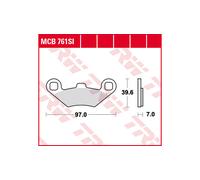TRW Lucas Sinter Offroad MCB761SI Pastilla de freno