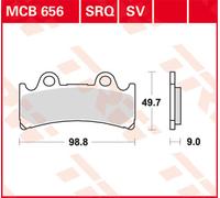 TRW Lucas Superficie MCB656SRQ
