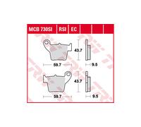 TRW Lucas TRW Lucas MCB730SI Sinter Offroad Pastilla de freno