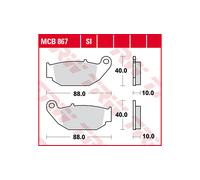 TRW Lucas TRW Lucas MCB867SI Sinter Offroad Pastilla de freno