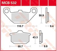 Juego de pastillas de freno TRW MCB532