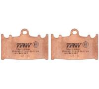 TRW Juego de pastillas de freno MCB602SV Sinter Carbon Racing para Suzuki SV eje delantero