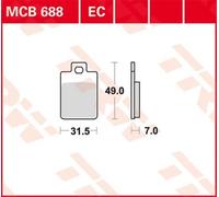 TRW MCB688EC Juego de pastillas de freno