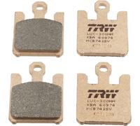 TRW MCB742SV Sinter Street Juego de Pastillas de Freno para Kawasaki Motorcycles ZX-6RR 2003-2006 Eje delantero y otras motos